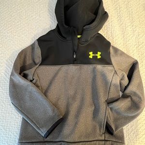 Heavy pull over half zip sweatshirt